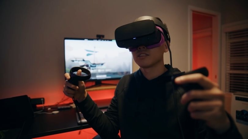 Ramen VR avec un casque