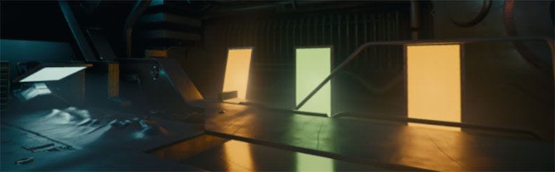 Шейдинг сцен с полигональными источниками света в реальном времени с использованием преобразованных линейно косинусов