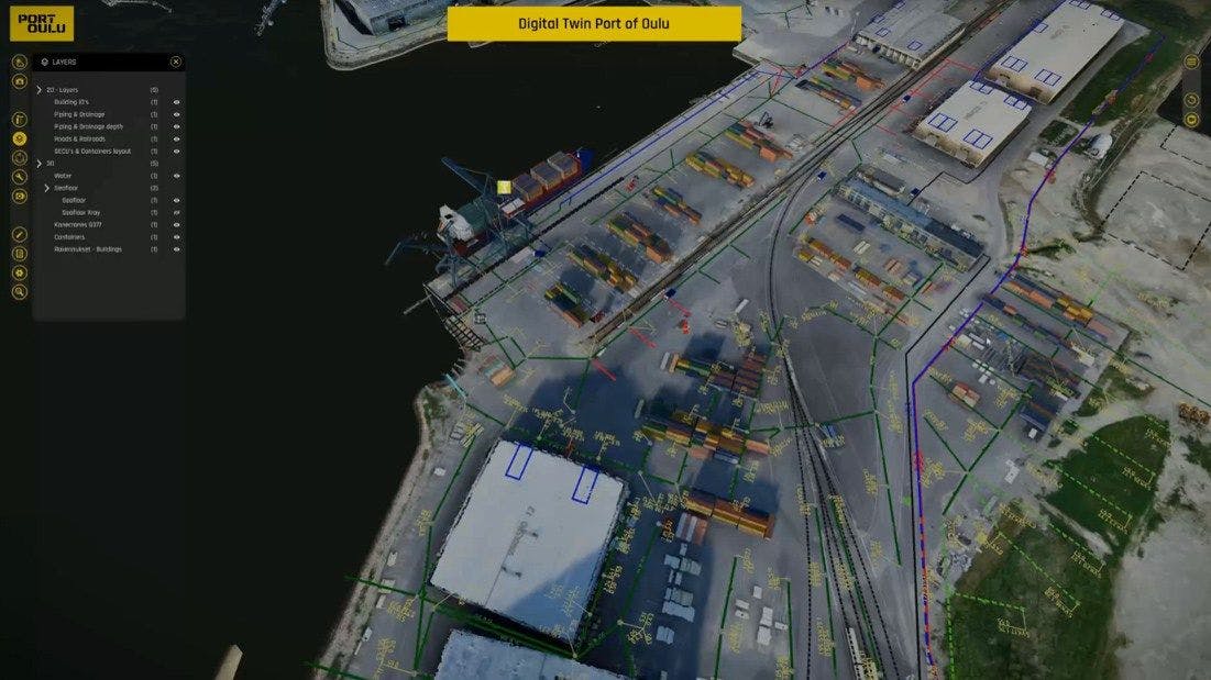 Jumelage numérique du port d'Oulu