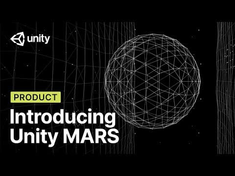 Présentation de Unity MARS