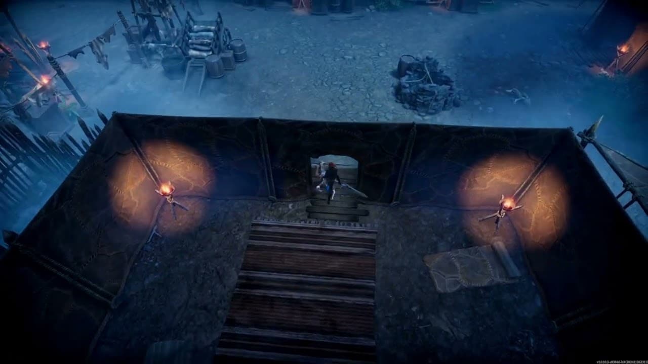 V Rising utilise le brouillard volumétrique comme mécanisme de visibilité directe (LoS) pour le joueur