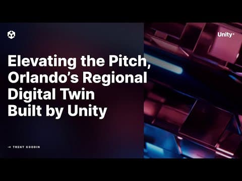 Elevando el tono: Gemelo Digital regional de Orlando construido por Unity