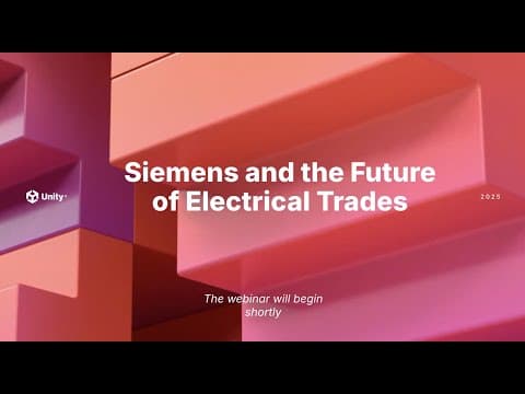 Webinar: Siemens and the future of electrical trades, featuring EducationXR