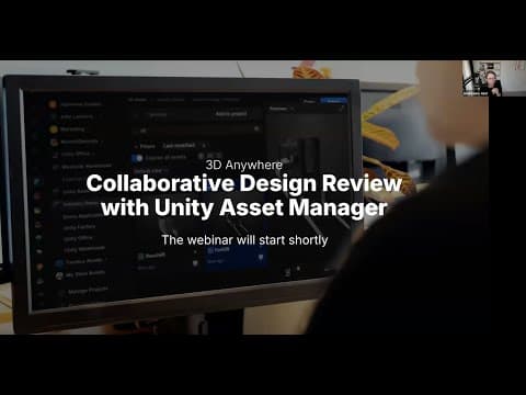 3D en cualquier lugar: Revisión de diseño colaborativa con Unity Asset Manager