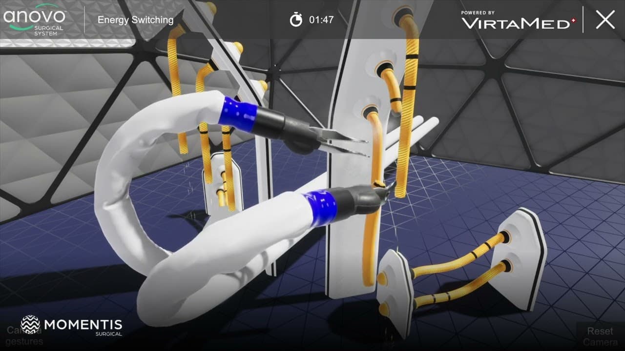 VR surgical robotic training from VirtaMed
