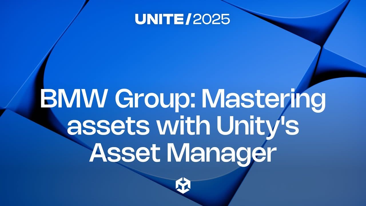 Unite 2025 Industry Summit BMW Group 演示