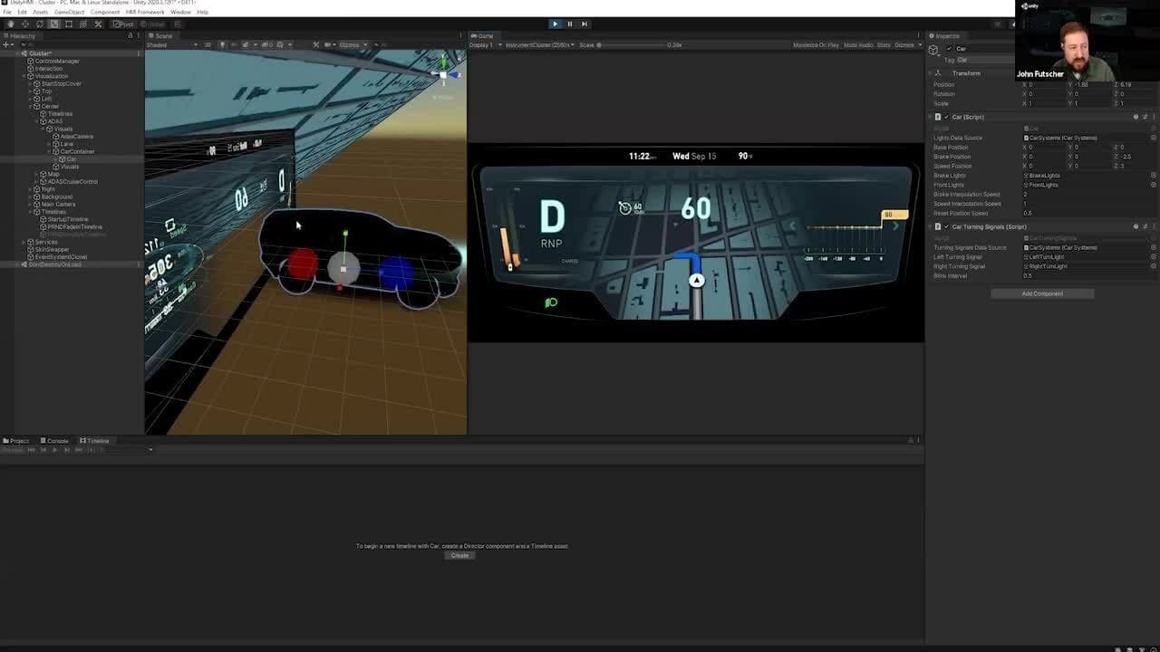Wie man mit Unity die nächste Generation von HMI für die Automobilindustrie entwickelt