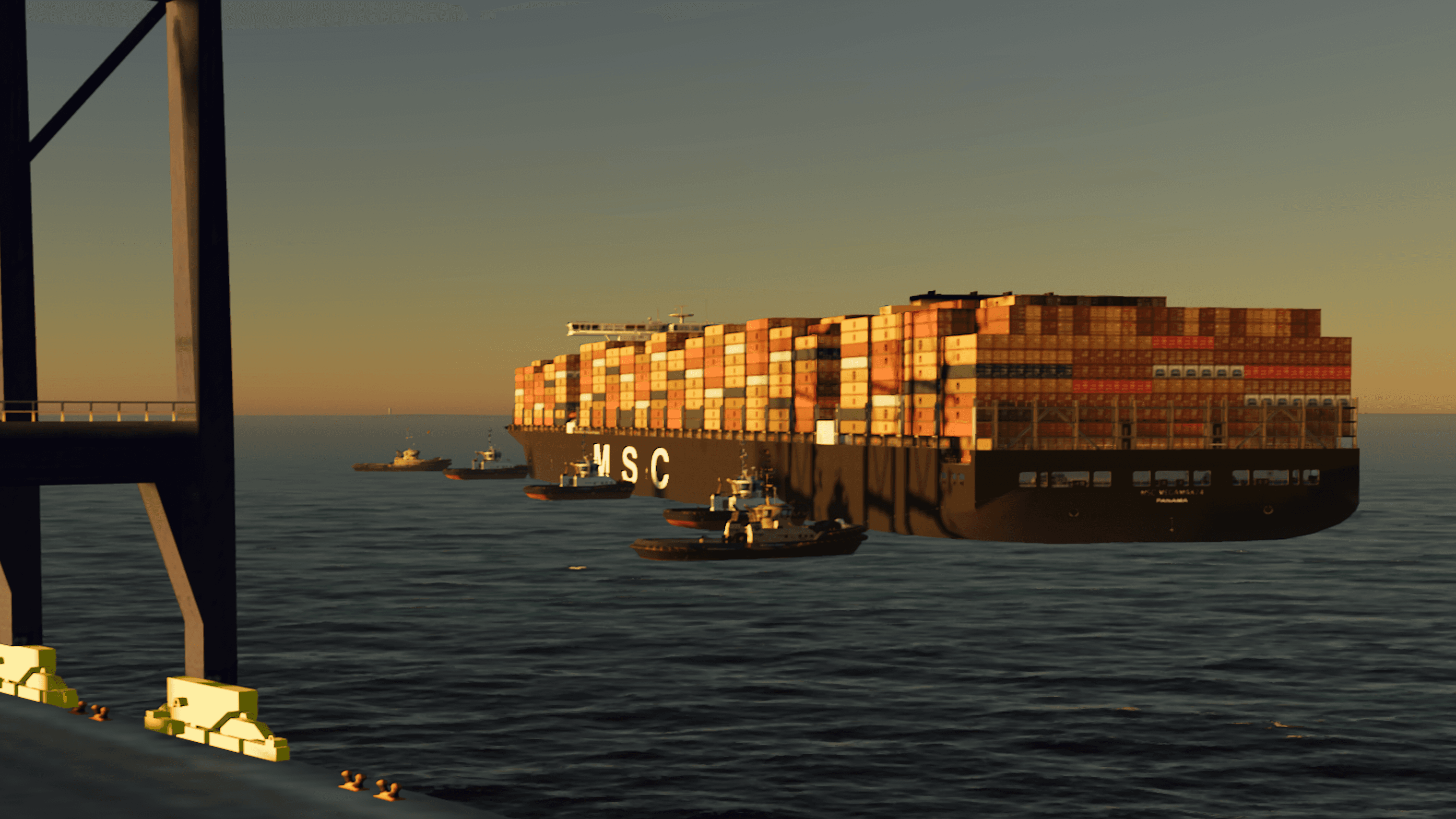 Imagem de HR Wallingford de navio de carga