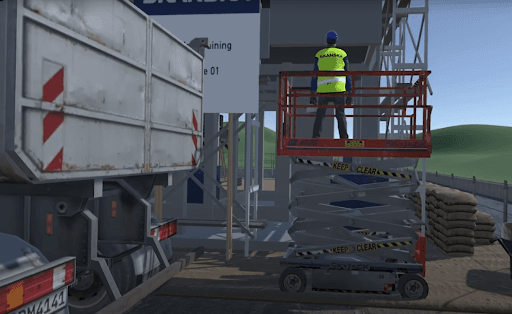 Skansa: Treinamento em VR para segurança do trabalhador