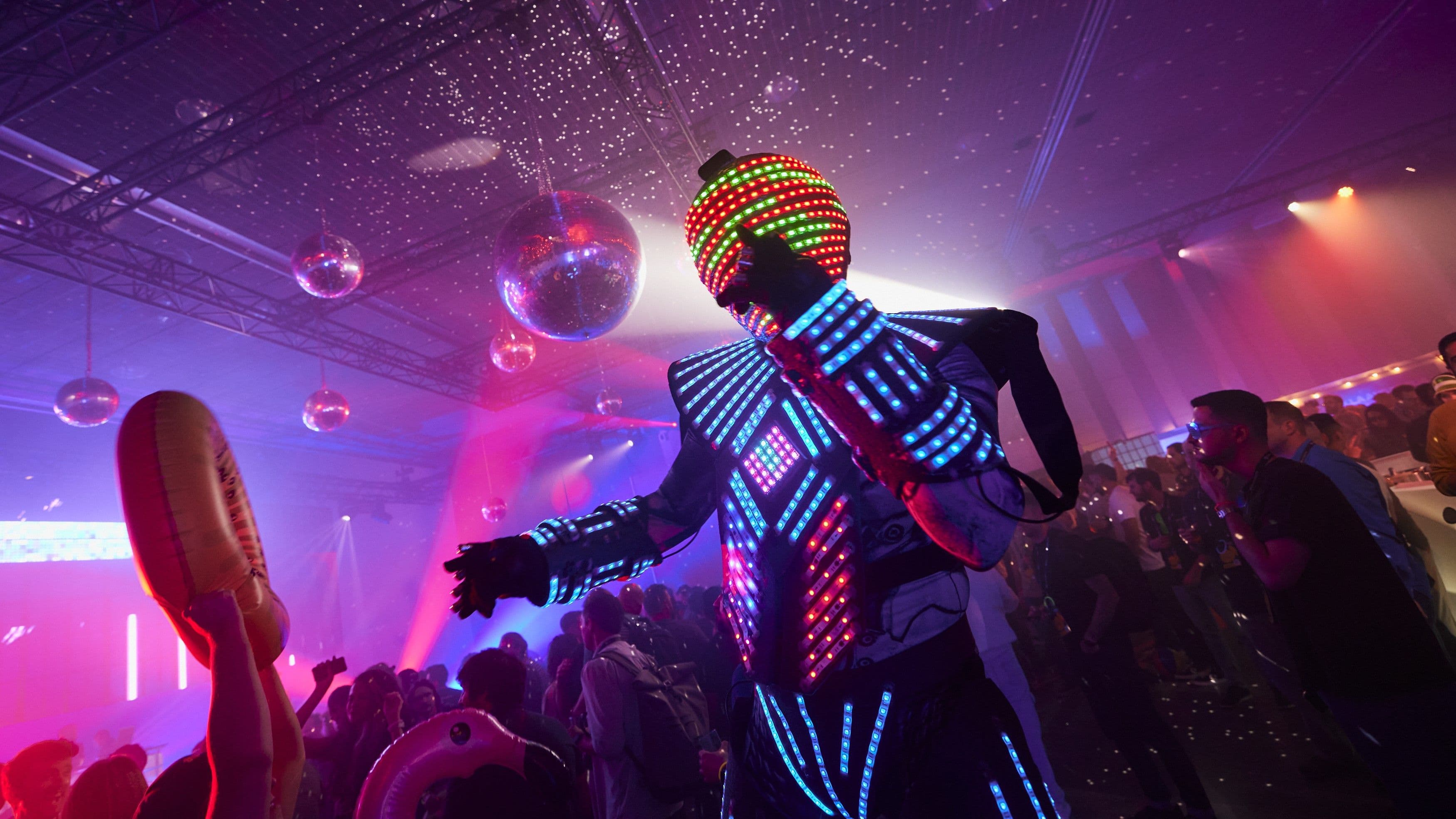 Boas-vindas na recepção ou depois da festa