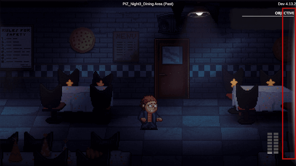 A scene from Five Nights at Freddy's: Into the Pit_Unity guest blog post April 2025