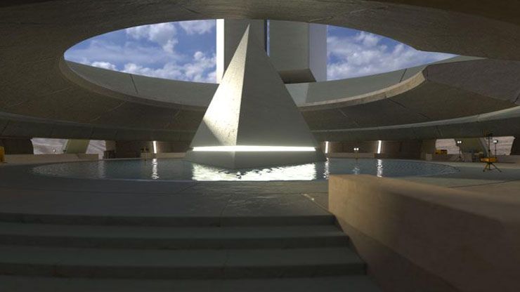 Courtyard с OctaneRender для Unity