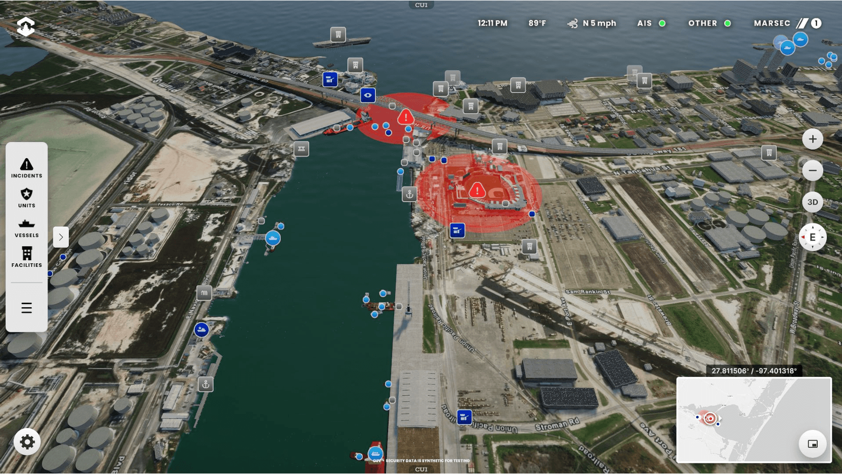 Port of Corpus Christ real-time digital twin
