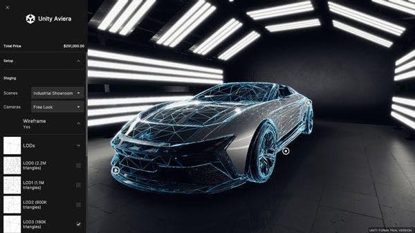 3D Auto in Unity Pixyz