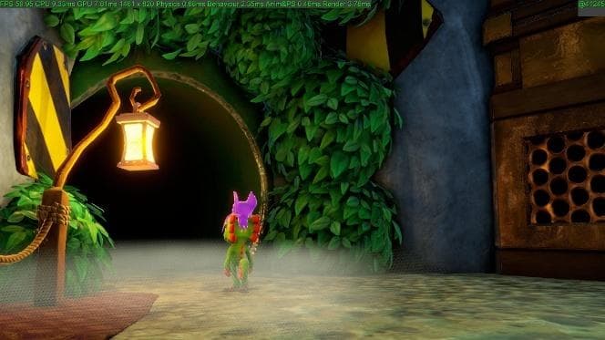 In-game screenshot from Yooka-Replaylee by Playtonic Games | Made with Unity.