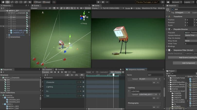 Sequences in Unity
