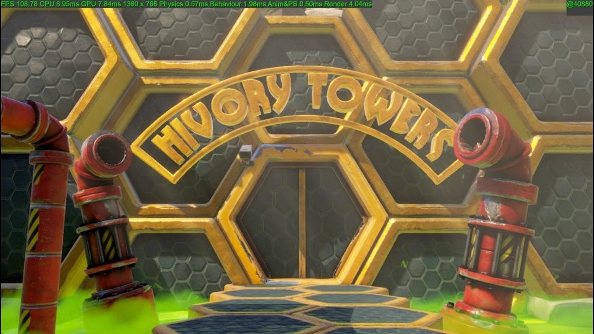 In-game screenshot from Yooka-Replaylee by Playtonic Games | Made with Unity.