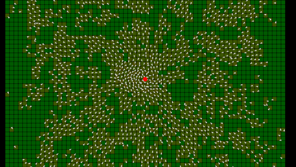Custom HLSL can create procedural behavior.