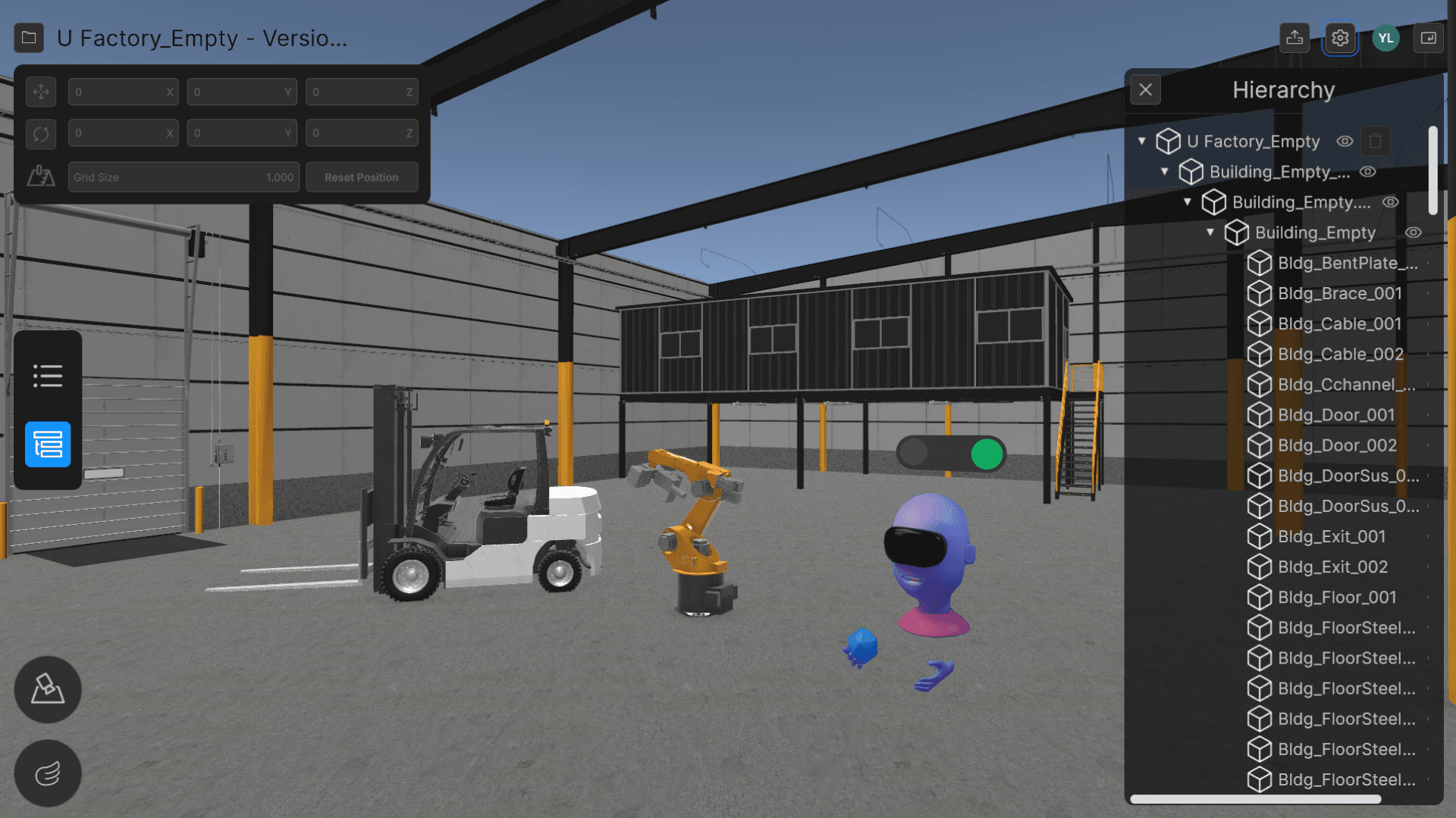 Unity Industry ビューアーテンプレート