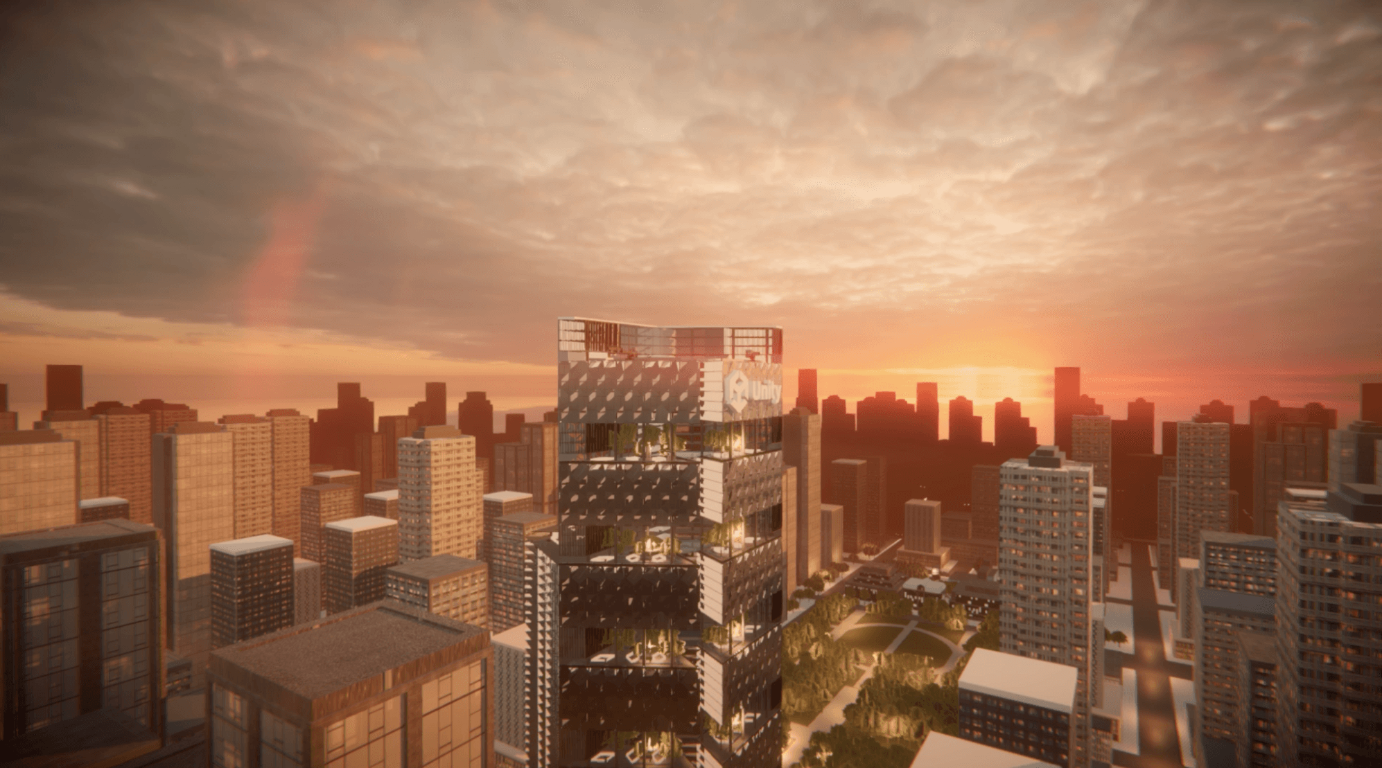 Unityタワーモデル