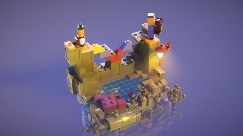 Modèle Lego rendu 3D