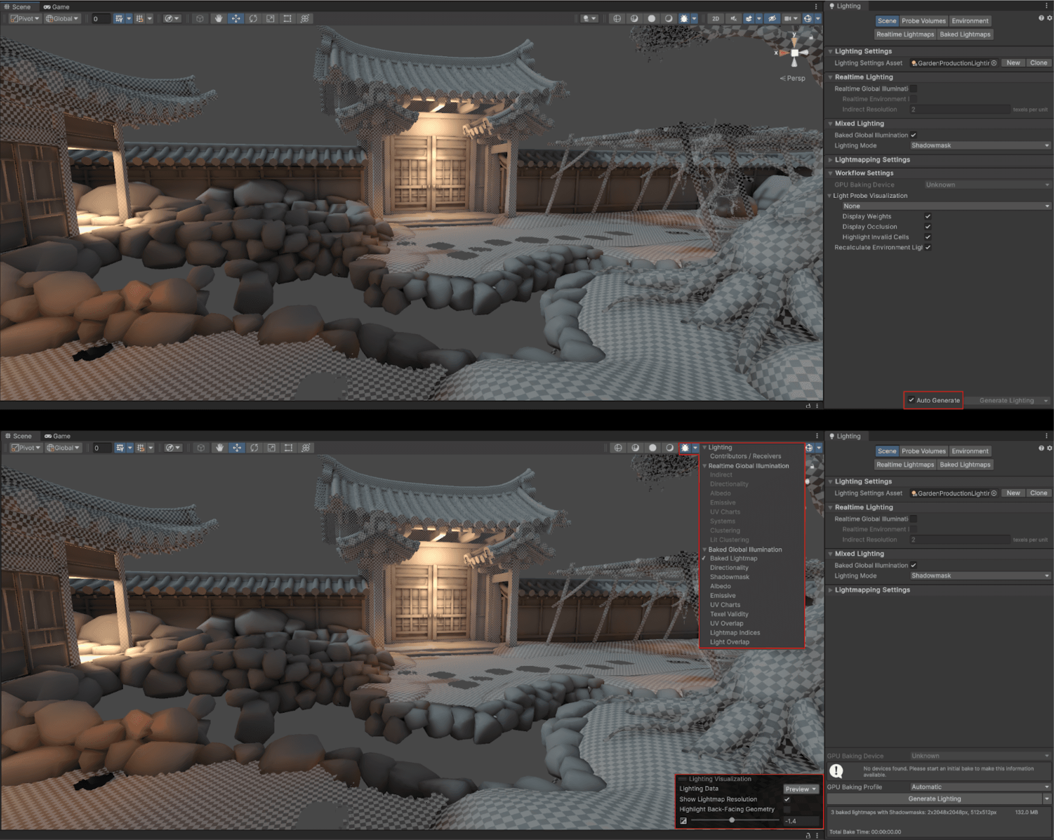 Interactive preview for GI-related Scene View Draw Modes image