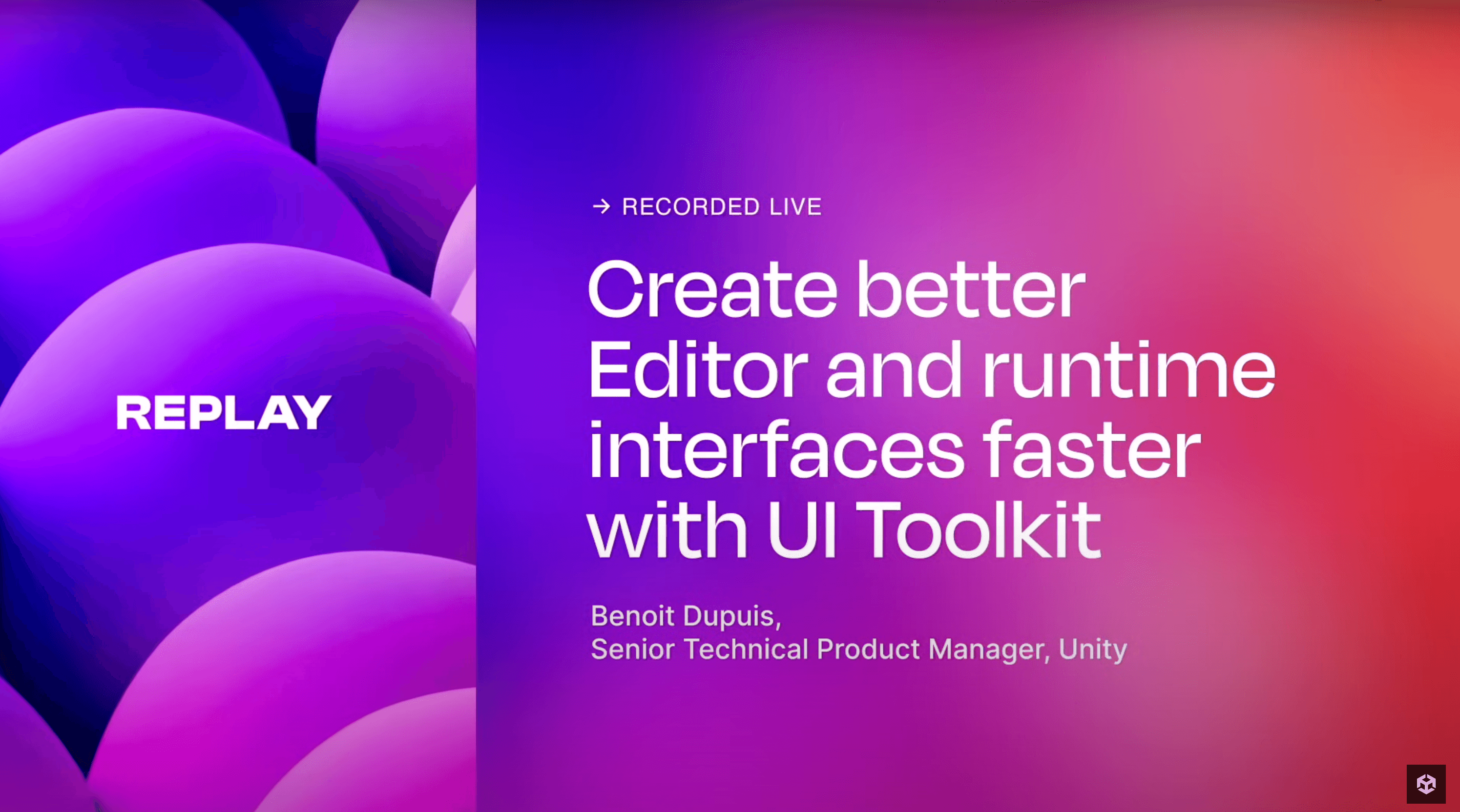 Créez de meilleures interfaces d'éditeur et de jeu plus rapidement avec l'UI Toolkit