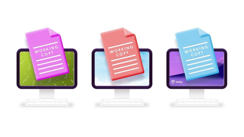 여러 개의 작업 복사본