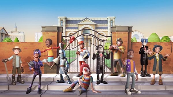 Two Point Campus character art