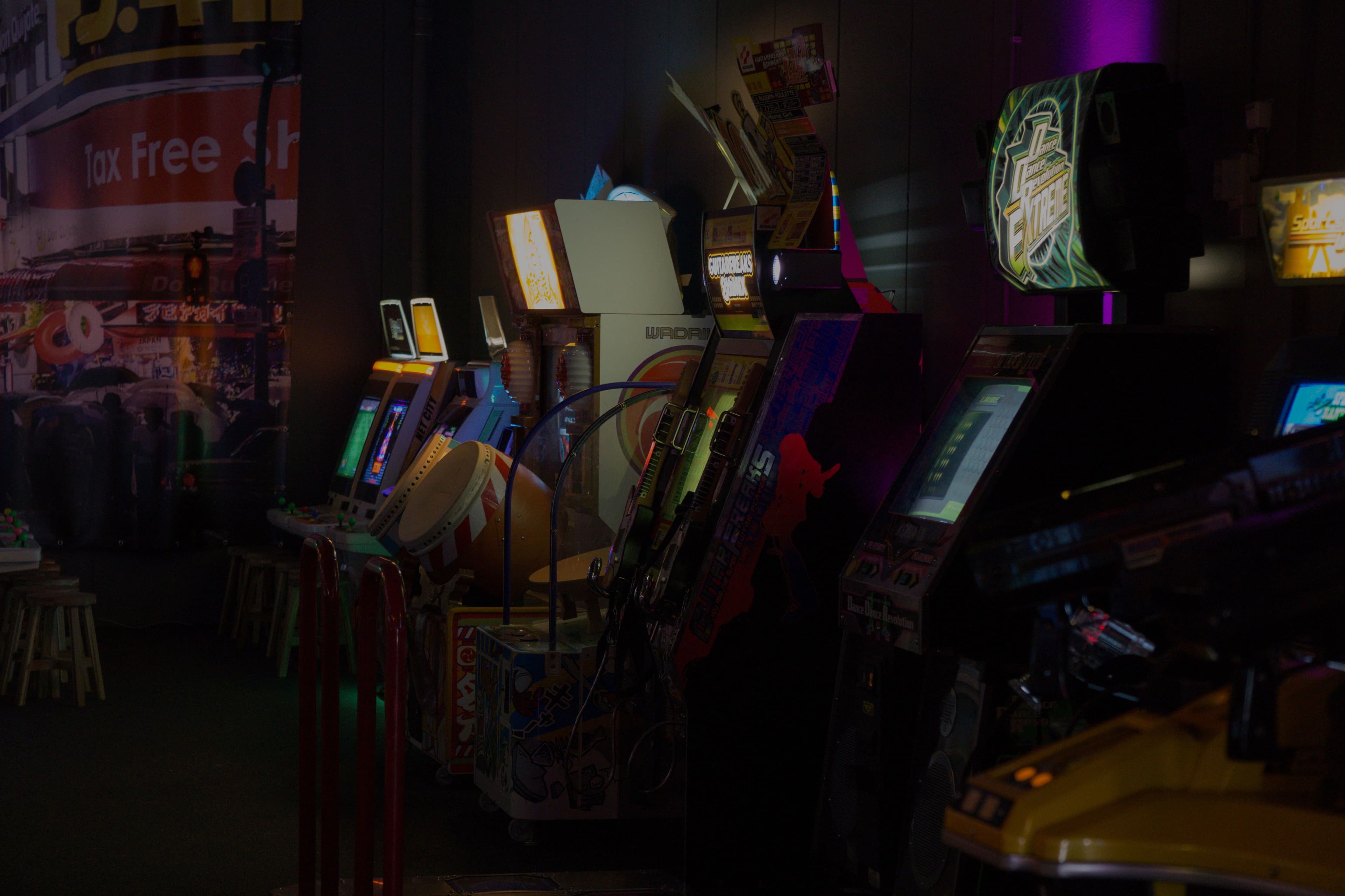 Arcade game machines