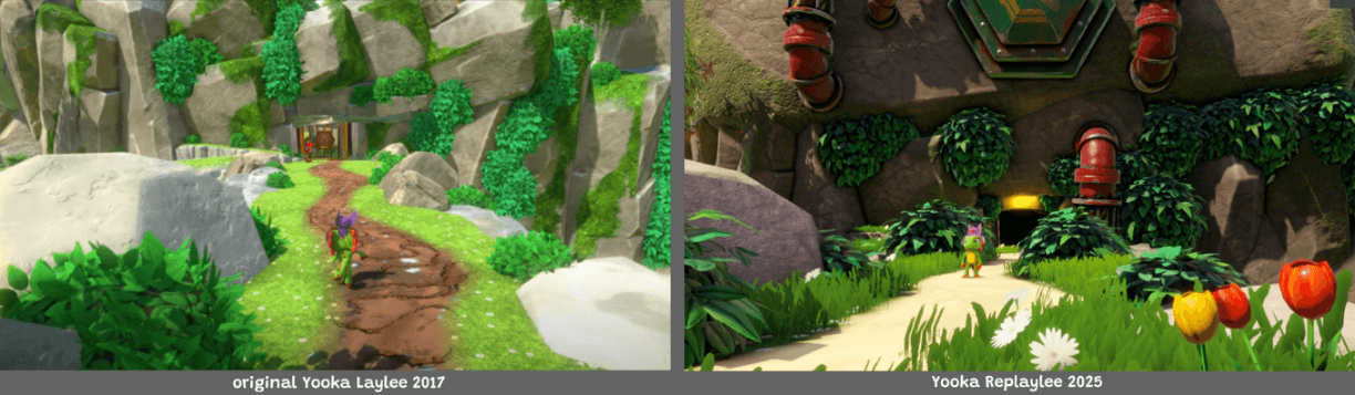 In-game screenshot from Yooka-Replaylee by Playtonic Games | Made with Unity.