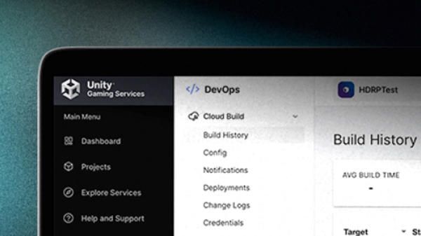 Interfaz de Unity Cloud Build