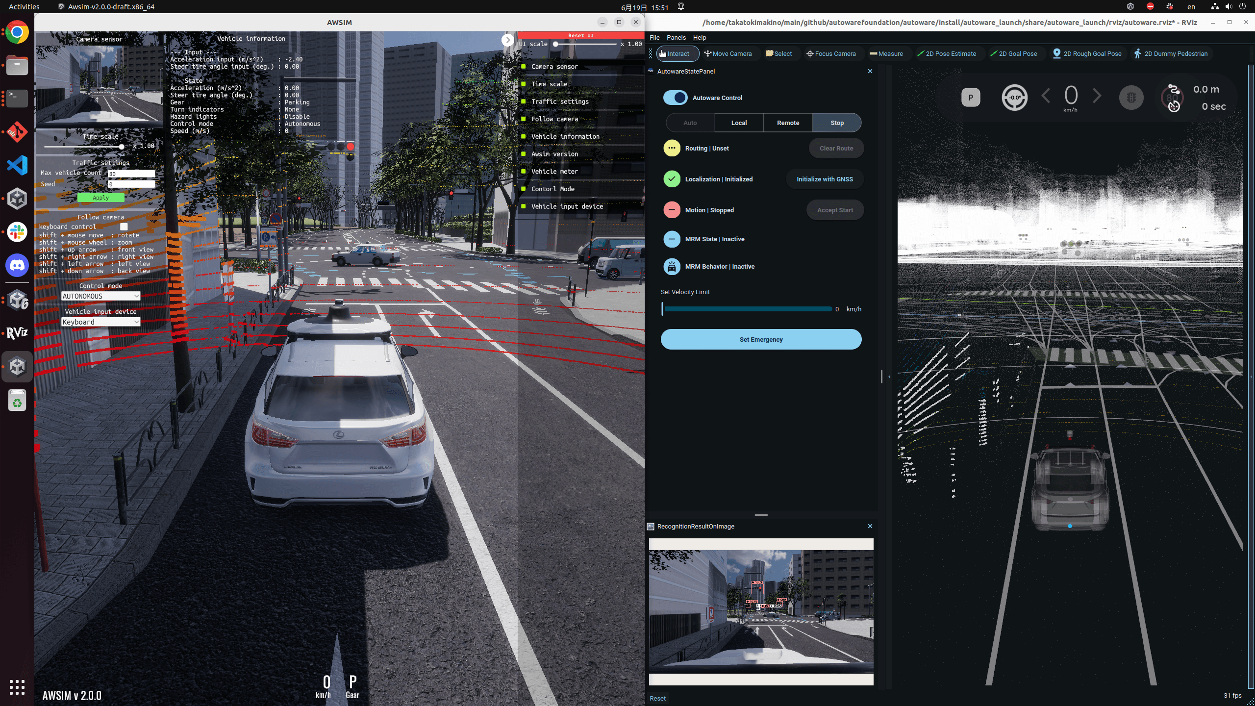 TIER IV AWSIM open-source simulator