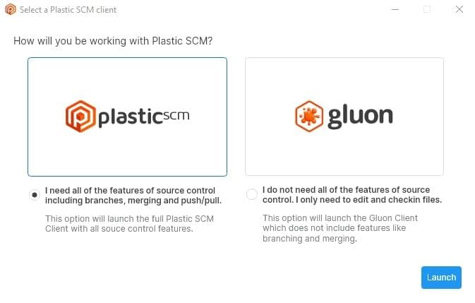 Plastic SCM sur Gluon