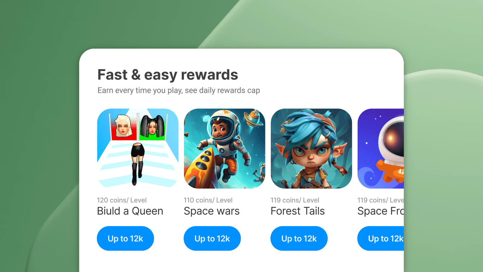 Daily rewards