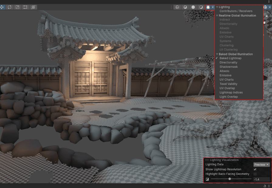 Interactive GI Debug Preview mode in Unity 6