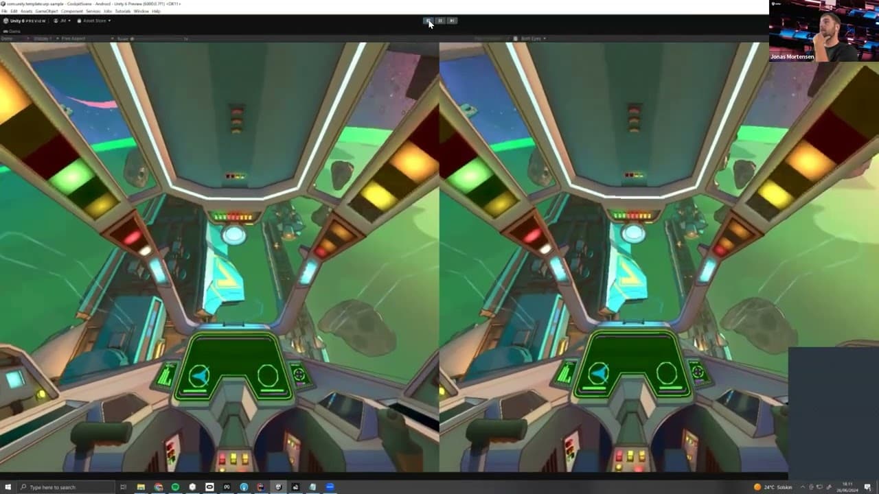 Ausführliches Webinar zu URP 3D Beispielen: Konfigurieren für VR