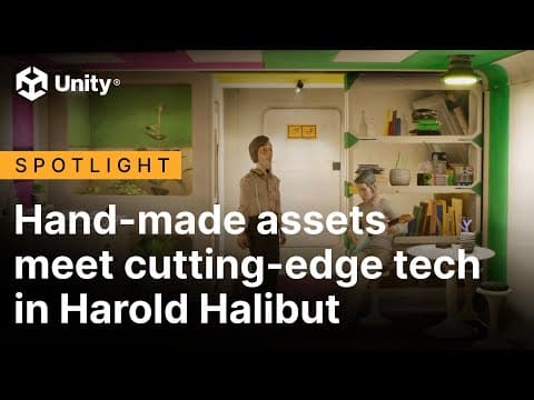 Hand-made assets meeting cutting-edge tech in Harold Halibut