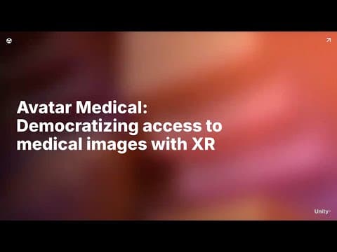 Avatar Medical webinar - Democratizing Access to Medical Images with XR