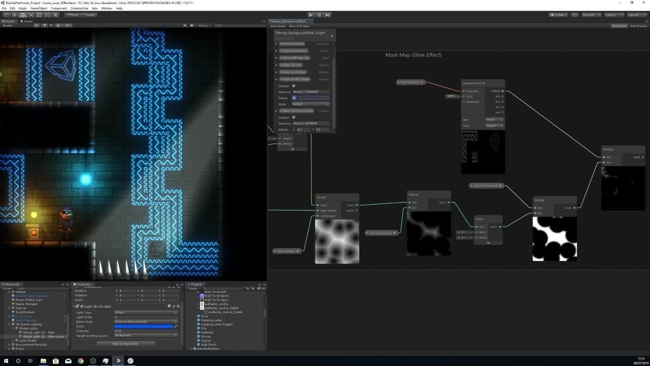 Améliorations de Shader Graph