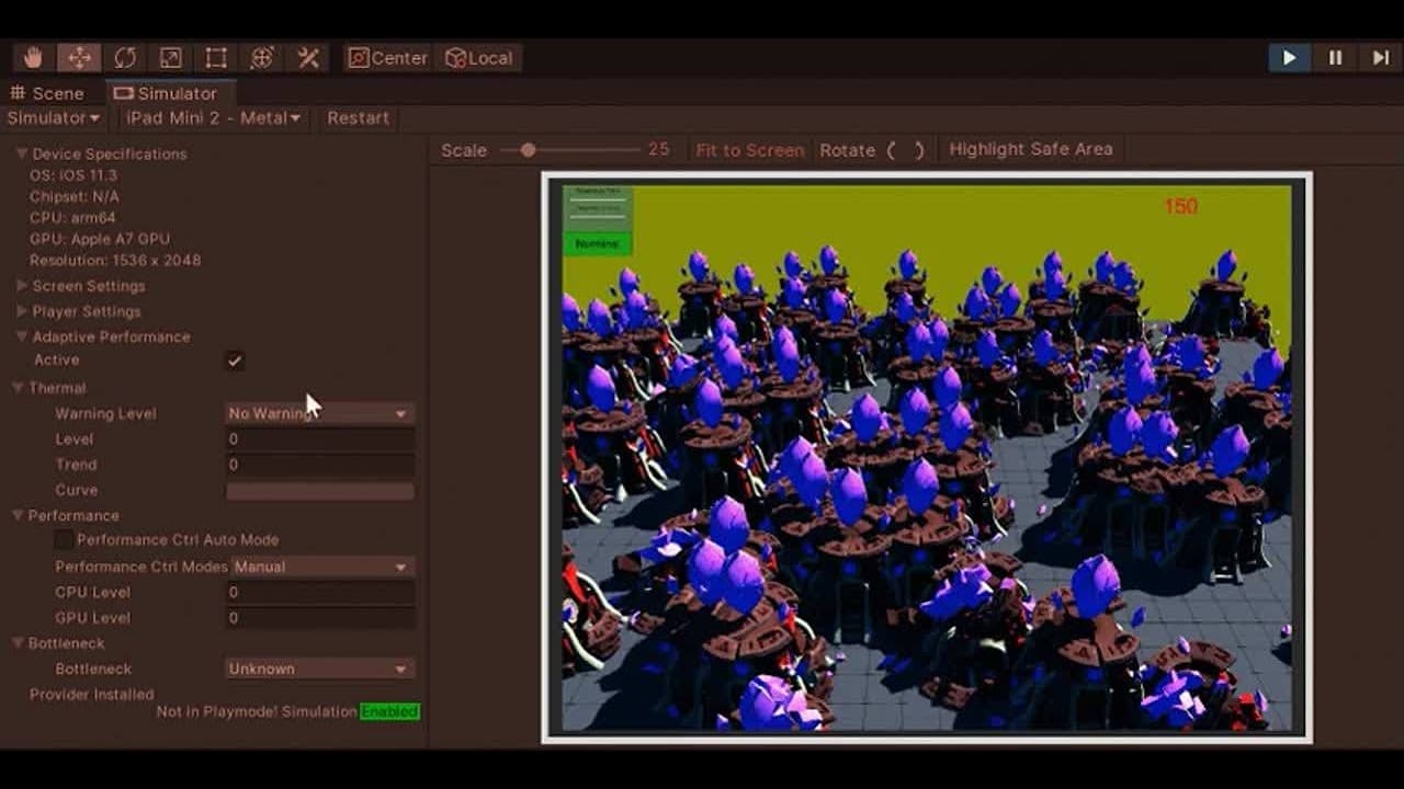 Adaptive Performance out of Preview