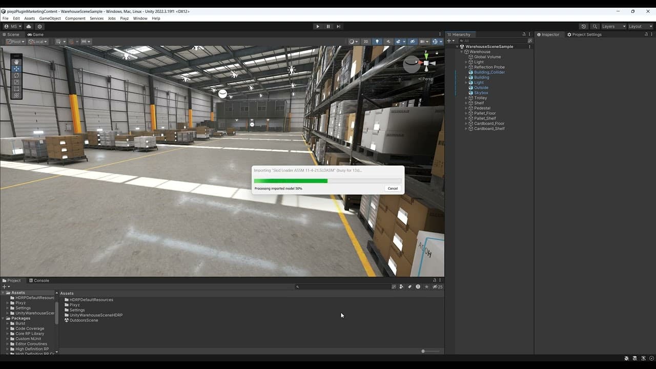 Importing a 3D model with Unity Asset Transformer Toolkit