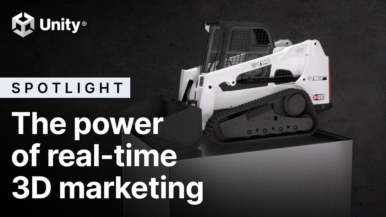 power of real-time 3d marketing