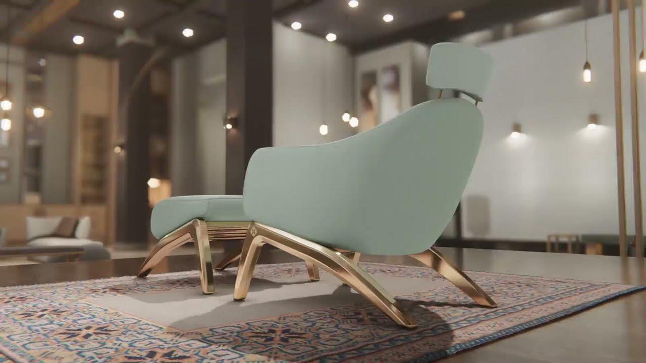 Green chair 3d 데모 동영상 썸네일