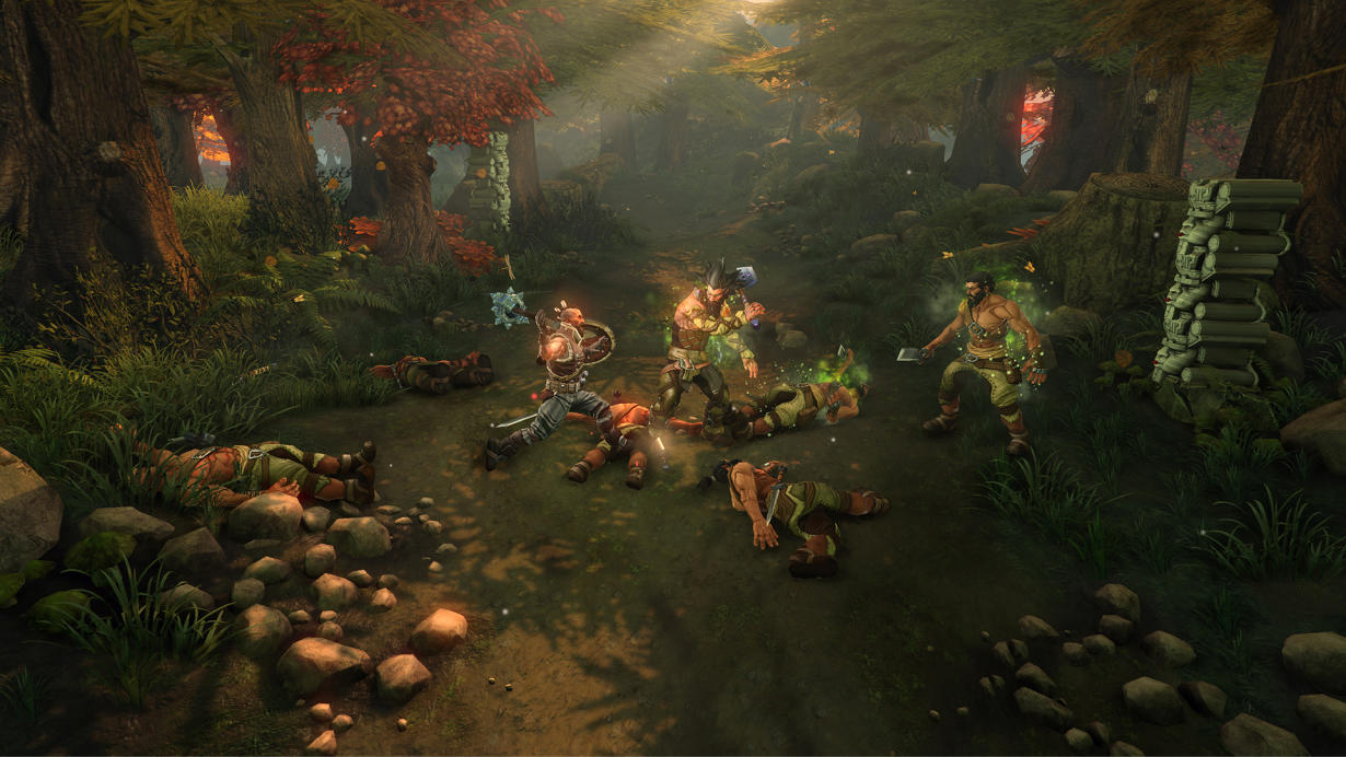 Combat scene from Hand of Fate