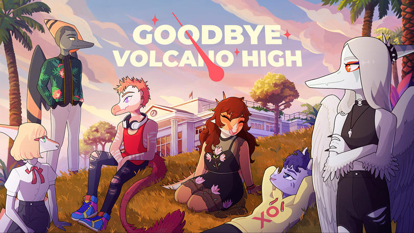 『Goodbye Volcano High』キーアート