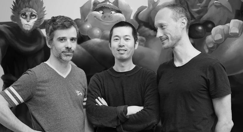Founders Bruno Gentile, Lu Yang and Nicolas Leger 