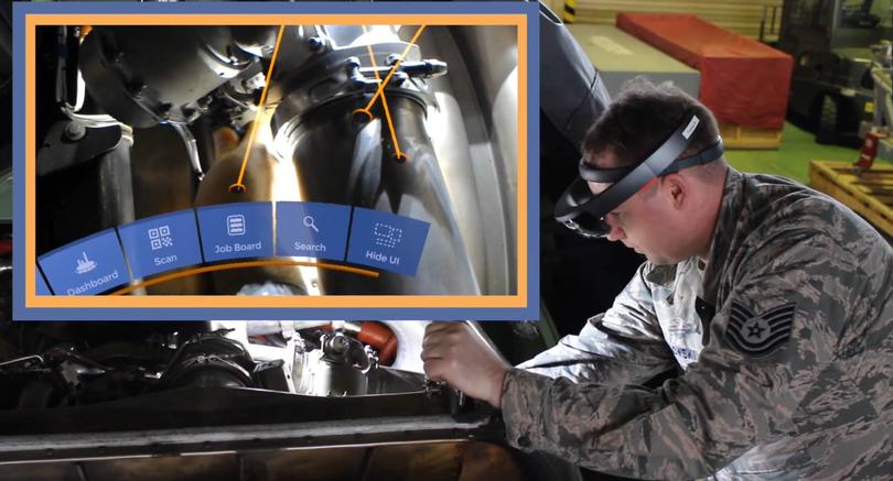 A military subject matter expert immersed in authoring a complex maintenance task