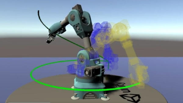 Braço robótico simulado